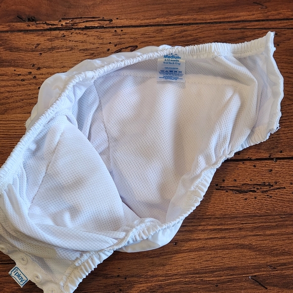 Infant swim diaper bundle Size 6-12 months. Colors white blue orange - Picture 2 of 11